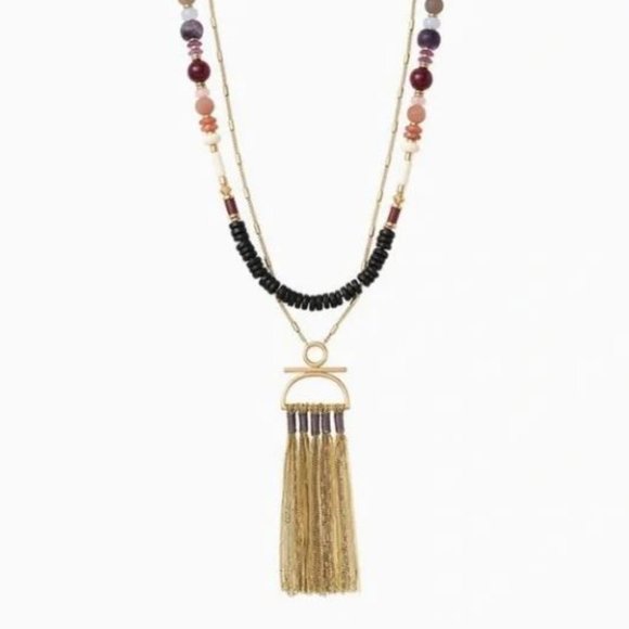 Stella and Dot - Genevieve Tassel necklace - Picture 3 of 7
